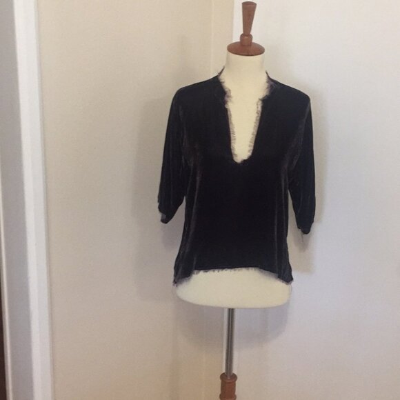 S LOVE TANJANE Velvet Top EE54 3060 - Picture 1 of 5